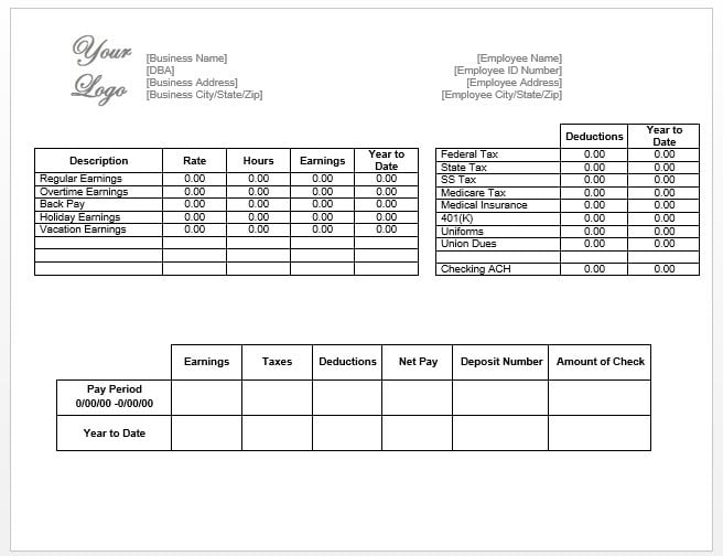 paycheck-format-excel-templates