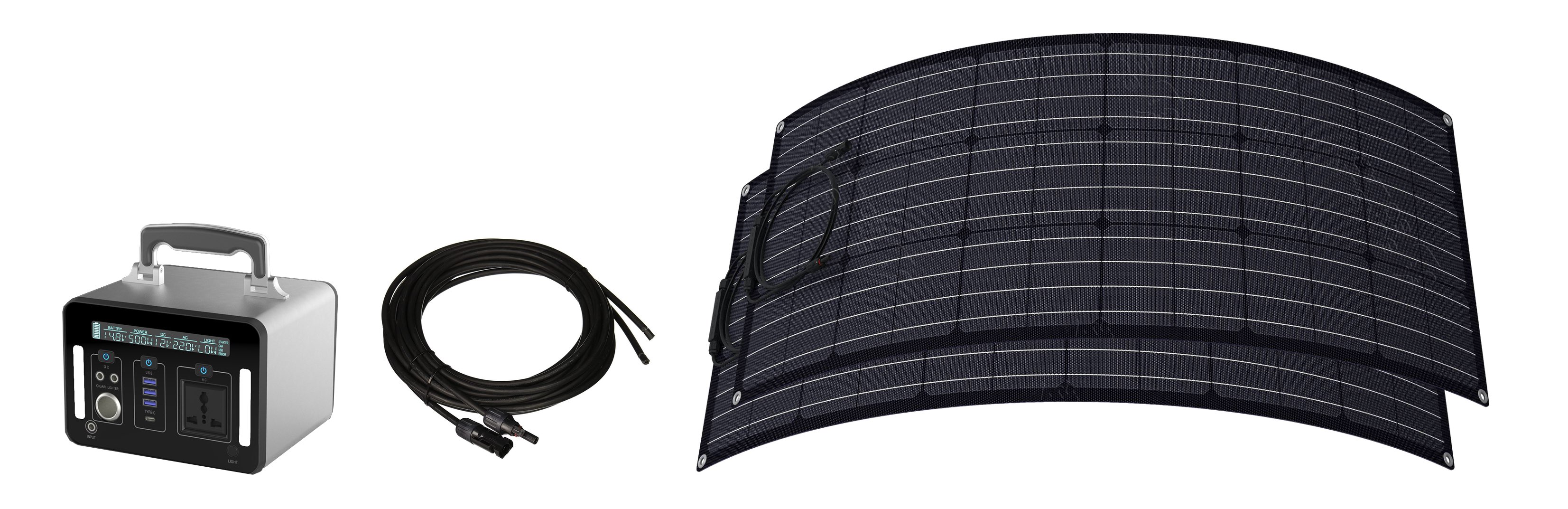 Solar / Battery Kit for Apartments, Backup, Camping, etc