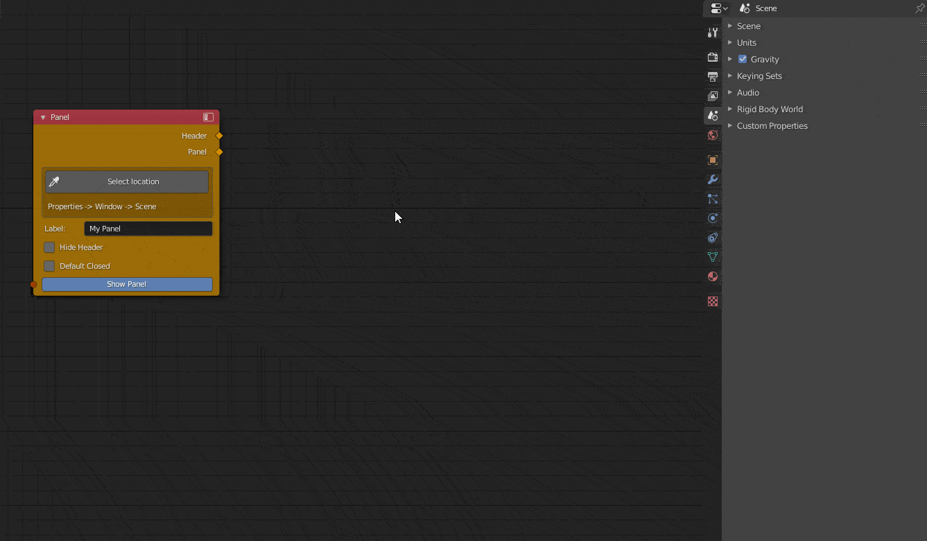 Serpens Blender Visual Scripting Addon
