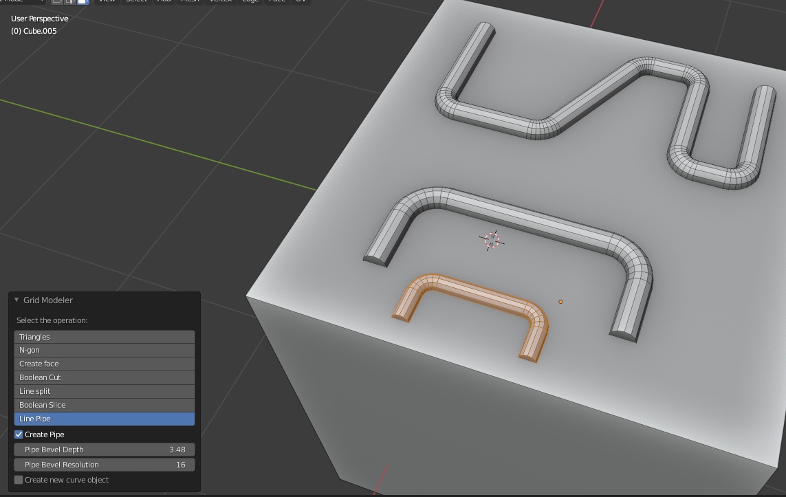 Grid Modeler (blender addon)