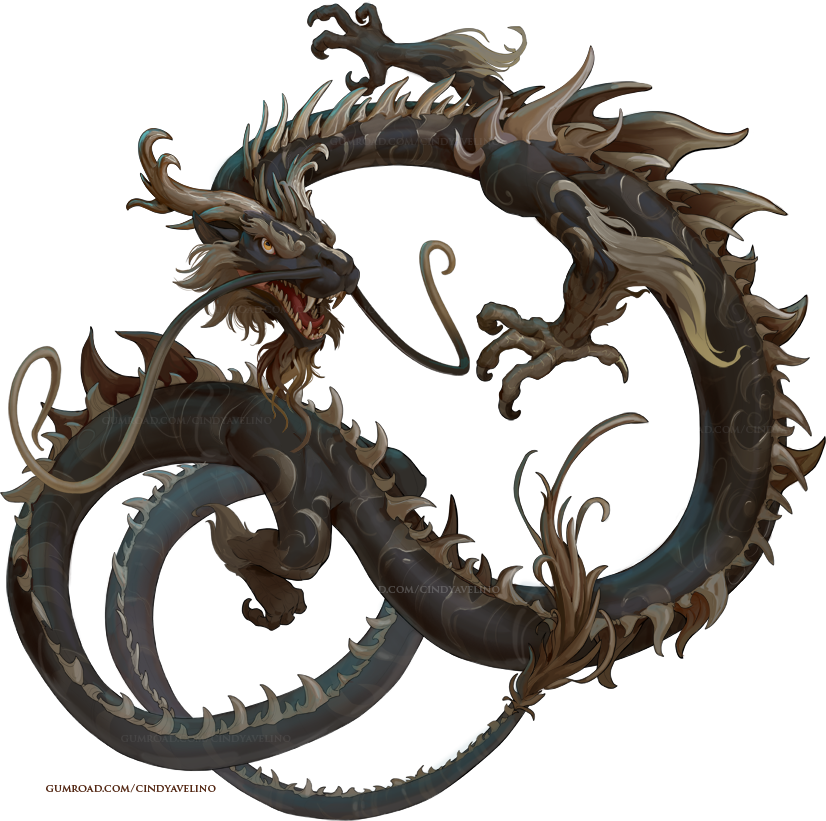 Eastern Dragon - Customizable Base