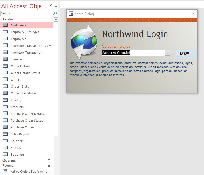 Northwind all versions