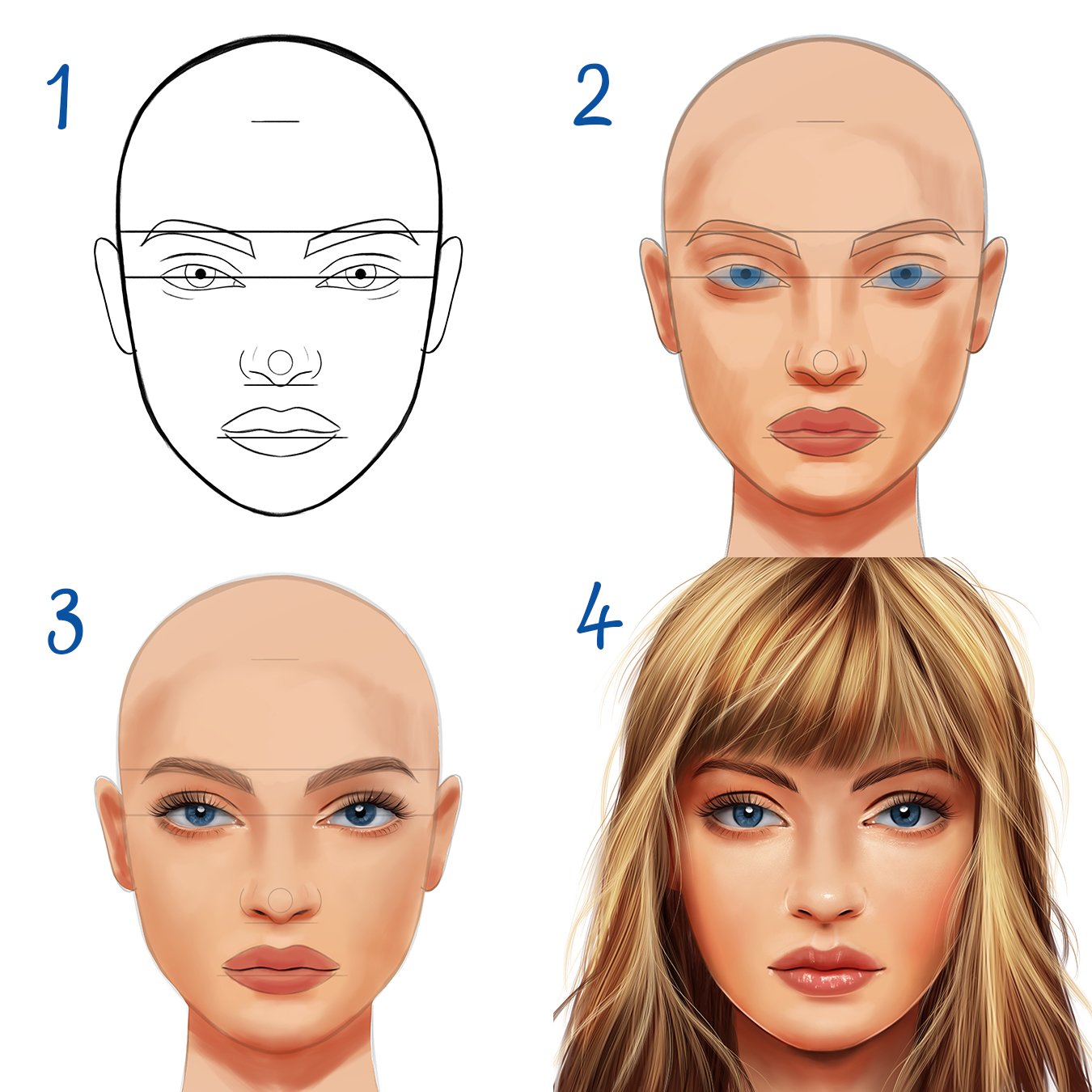 face shape procreate brushes free