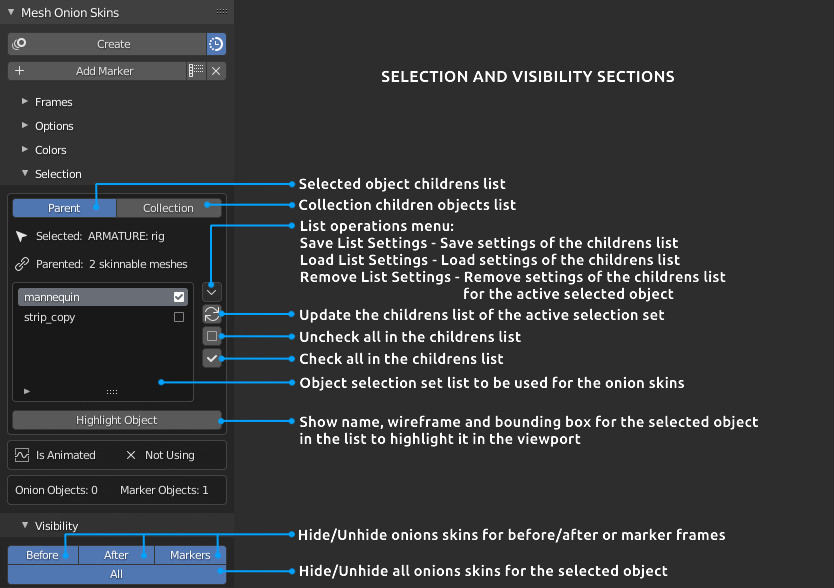 Mesh Onion Skins for Blender