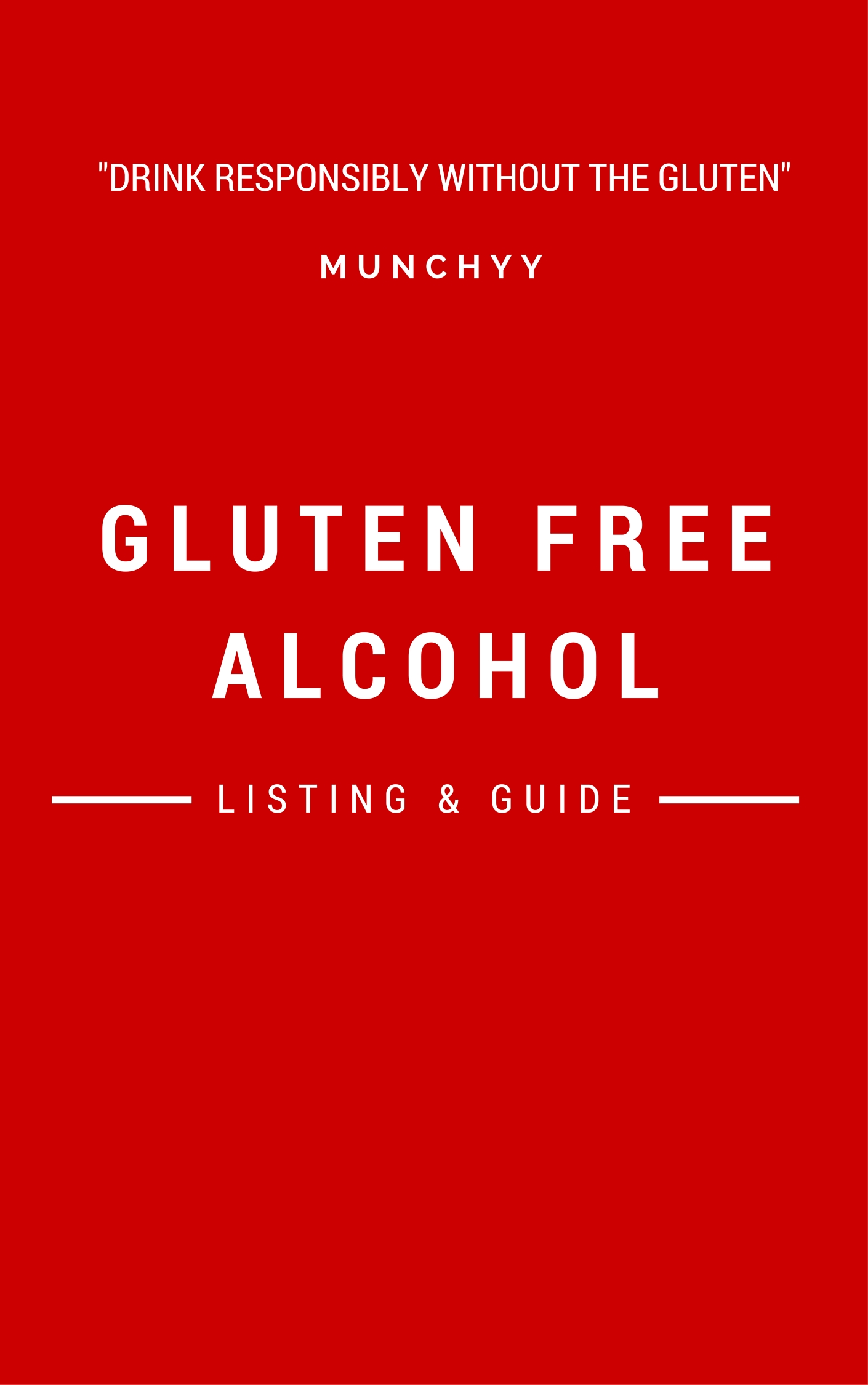 Gluten Free Alcohol Guide