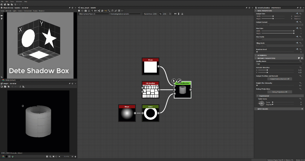 Substance Utility Node Dete Shadow Box